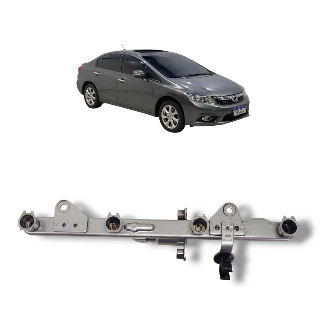 flauta injetora combustível a frio Honda Civic  2012 2016