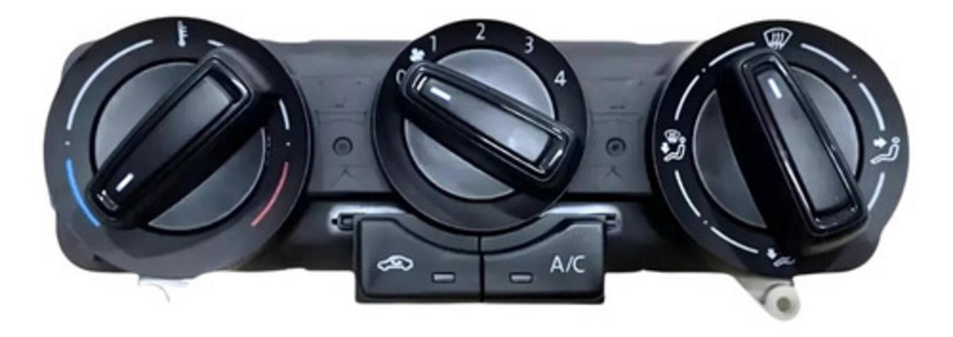 Comando Ar Cond Gol Voyage Saveiro G7 G8 17/26 Botão Preto