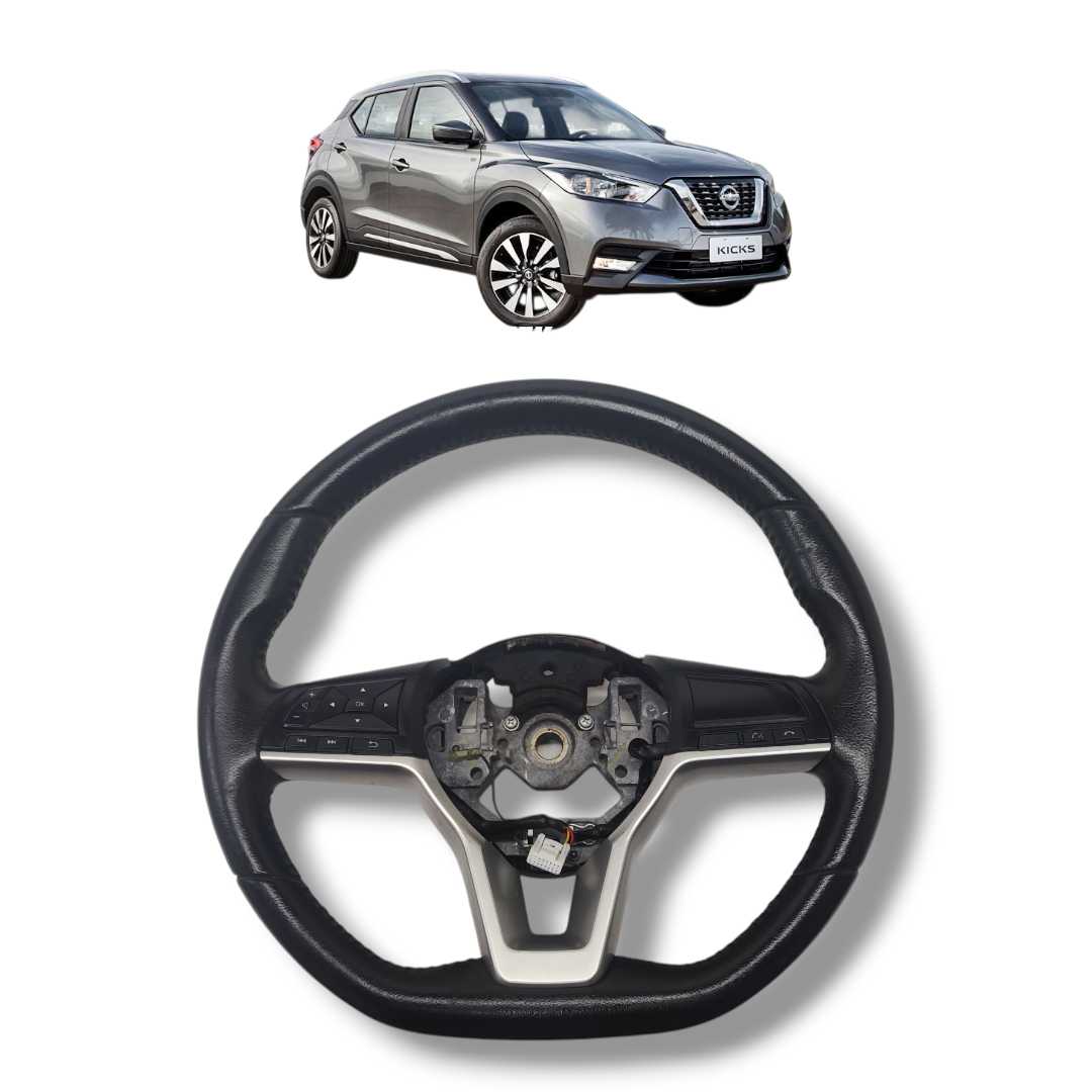 Volante e comandos Nissan kicks 2017 a 2021 original