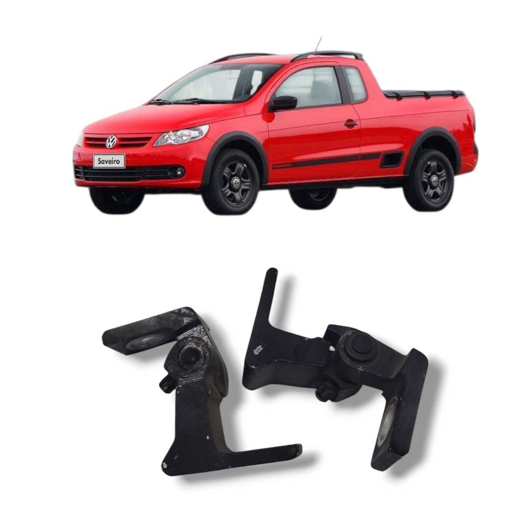 Par Dobradiça dianteiro direito VW Saveiro 2008 a 2012