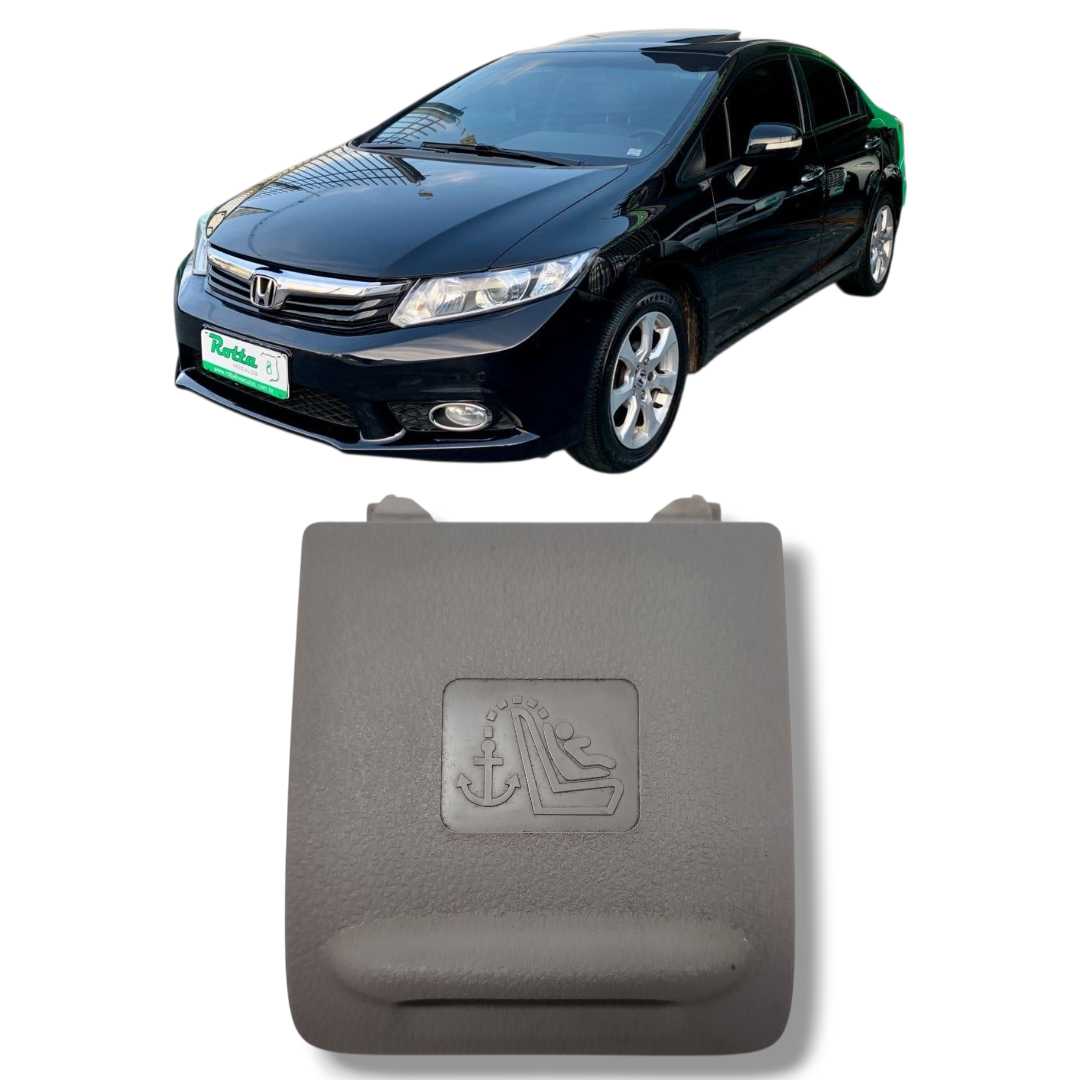 Tampa cinto traseiro Honda Civic 2012 a 2016 original