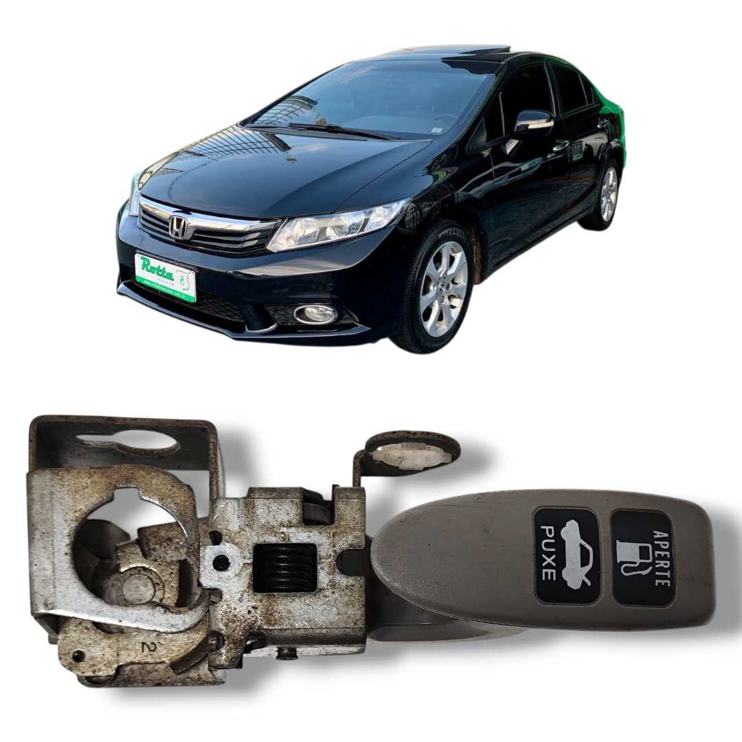 Puxador tanque combustível porta malas Honda Civic 2012 2016