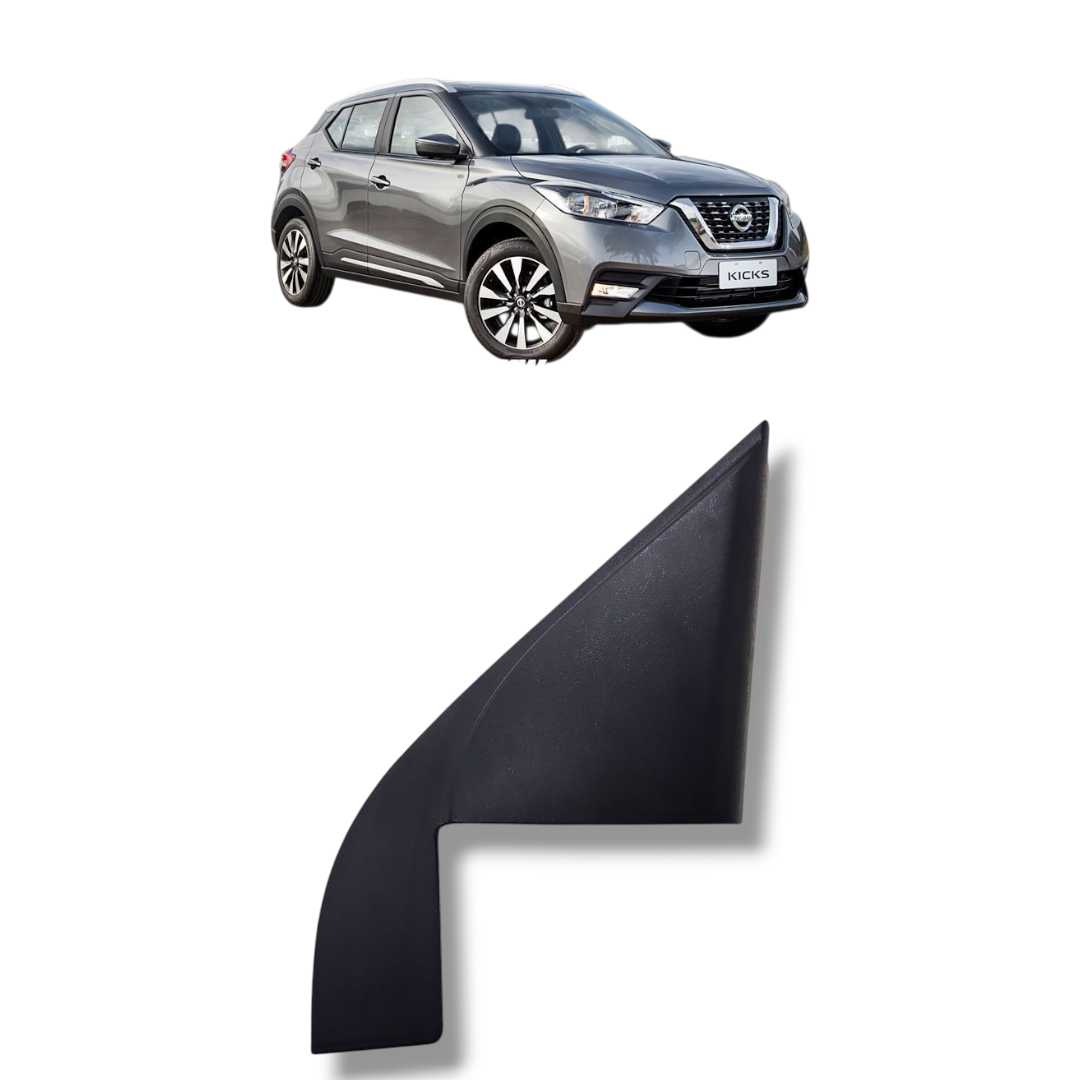 Moldura interna retrovisor direito Nissan Kicks 2017 a 2021