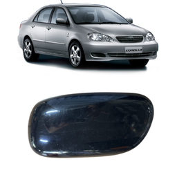 Capa Retrovisor Esquerdo Corolla 2003 a 2008 Preto