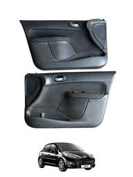 Forro Porta Peugeot 207 Hatch P/Vidro E Travas Elétricas Par