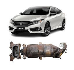 Catalisador Civic G10 2.0 Flex 2017 2018 a 2020 2021