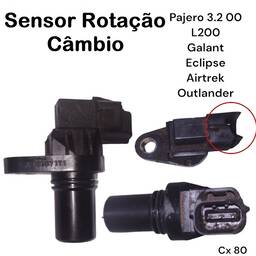 Sensor Rotação Câmbio Pajero 3.2 00 L200 Galant Eclipse 