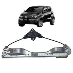 Máquina Vidro Manual Traseiro Esquerda Original Fiat Mobi