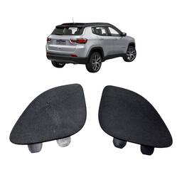 Par Molduras Forro Tampa Traseira Jeep Compass 2017 a 2025