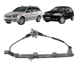 Máquina Vidro Manual Traseira Dir Fiat Palio Siena 2005 2015