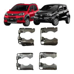 Kit 4 Travas Grampos Bicos Injetores Original Mobi Uno Evo