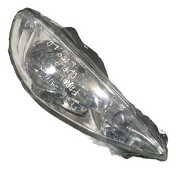 Farol Direito Peugeot 206 Foco Duplo Lente Lisa 