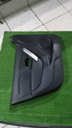 Forro De Porta Dianteiro Esquerdo Renault Logan 2015 Preto