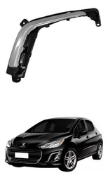 Grade Para Choque Peugeot 308 2012 A2016 Com Furo Esquerdo
