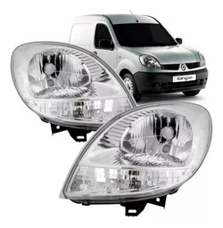 Farol Direito Renault Kangoo 2008 2018 Cristal