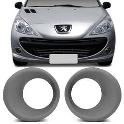 GRADE MOLDURA MILHA DIREITO PEUGEOT 207 2009 2015