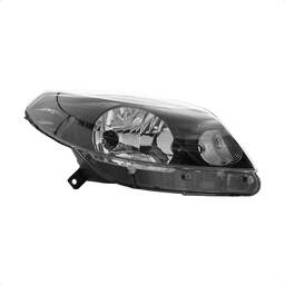 FAROL ESQUERDO SANDERO 2012 2013 A 2014 MASC NEGRA