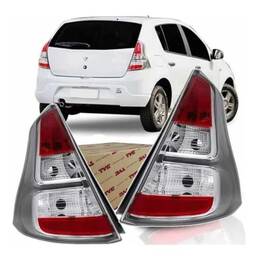 LANTERNA TRASEIRA DIREITA SANDERO 2012 A 2014 MASC CINZA TYC