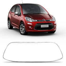 MOLDURA CROMADA GRADE CENTRAL INFERIOR PARA CHOQUE C3 13/20