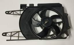Ventoinha elétrica celta prisma 2007 a 2009 s/ar  completa