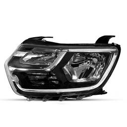 FAROL ESQUERDO DUSTER 2021 2024 COM LED MANUAL 