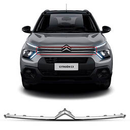 FRISO CROMADO INFERIOR PARA CHOQUE DIANTEIRO C3 2021 2026