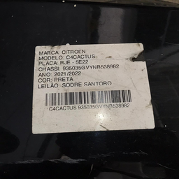 PARALAMA ESQUERDO C4 CACTUS 2019 2020 A 2024