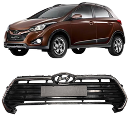 Grade Radiador Com Friso Cromado HB20X 2016 2017 2018 2019