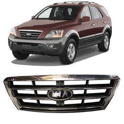 Grade Rad C/ Friso Cromado Sorento 06 a 08 Novo C/ Detalhe