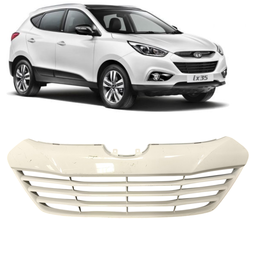 Grade Inferior Central Ix35 2010 a 2016 Branco C/ Detalhe