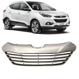 Grade Inferior Central Ix35 2010 a 2016 Prata C/ Detalhe