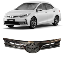 Grade Radiador Com Friso Cromado Corolla 2018 2019 Novo