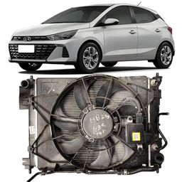 Kit Radiador Completo HB20 1.0 2020 a 2024 Automatico Turbo