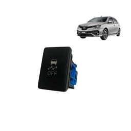 Botão Off Controle Tração Toyota Etios 2019 Original Preto
