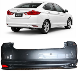 Parachoque Traseiro C/ Sensor City 2015 a 2017 Cinza DETALHE