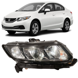 Farol Com Projetor Civic 2012 2013 a 2016 Direito RECUPERADO