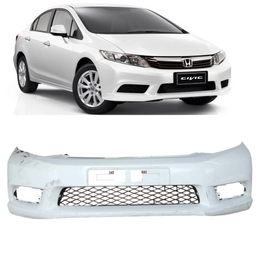 Parachoque Dianteiro Civic 2012 2013 a 2016 Branco DETALHE