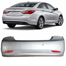 Parachoque Traseiro C/ Sensor Sonata 2011 a 14 Prata DETALHE