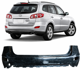 Parachoque Traseiro Santa Fe 2011 2012 2013 Preto REC