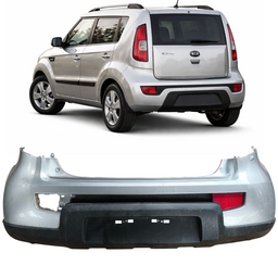 Parachoque Traseiro Soul 2009 2010 a 2014 Prata RECUPERADO