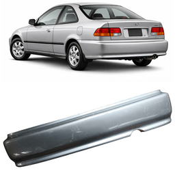 Parachoque Traseiro Civic 1996 a 2000 Cinza NOVO DETALHE