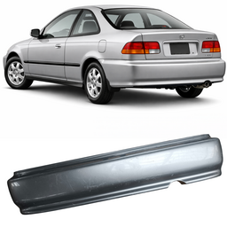 Parachoque Traseiro Civic 1996 1997 a 2000 Cinza RECUPERADO