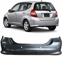 Parachoque Traseiro C/ Sensor Fit 2007 2008 Cinza RECUPERADO