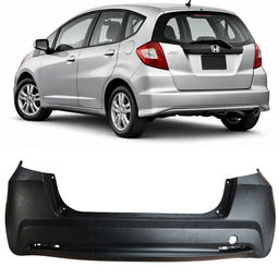Parachoque Traseiro Fit 2013 2014 Preto NOVO