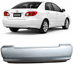 Parachoque Traseiro Corolla 2003 a 2008 Prata RECUPERADO