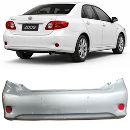 Parachoque Traseiro Completo Corolla SEG 2009 a 11 Prata REC