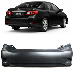 PARACHOQUE TRASEIRO COROLLA 2009 2010 2011 PRETO NOVO