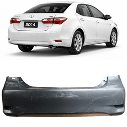 Parachoque Traseiro Corolla 2012 2013 2014 Preto NOVO