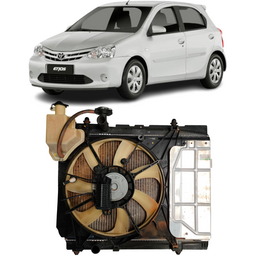 Kit Radiador Completo Etios 1.3 1.5 2012 2013 a 2016 Manual