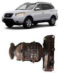 Catalisador Santa Fe 3.5 Gasolina 2006 2007 a 2012 Esquerdo